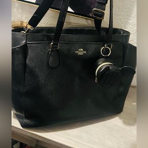 Coach Leather Diaper Bag